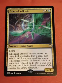 Ethereal Valkyrie #016 Kaldheim Commander MTG Magic - Unplayed Mint+ - Image 1