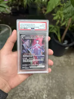 Pokemon 2025 Team Rocket's Mewtwo ex 231/182 SIR Destined Rivals GEM MINT PSA 10 - Image 1
