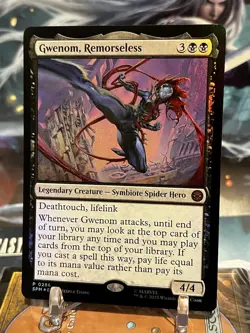 MTG | Gwenom, Remorseless [Marvel's Spider-Man] ✨FOIL✨Promo - Image 1