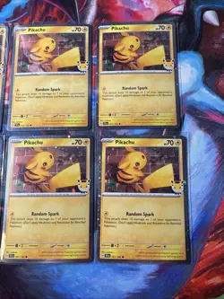 Pikachu Pokemon Day Promo 051/162 Lot Of 6 Mint Condition 1 Has A Swirl✨ - Image 3