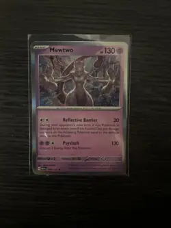 Mewtwo 150/165 Holo Rare SV: Pokemon 151 2023 Scarlet & Violet Pokemon TCG - NM - Image 1