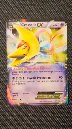 Cresselia EX - 67/149 *HOLO* Boundaries Crossed Black White Pokemon TCG - LP - Image 2