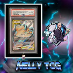 2019 Pokemon Team Up - Eevee & Snorlax GX #171 PSA 10 GEM MINT - Image 1