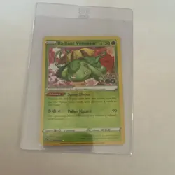 Pokemon Radiant Venusaur 004/078 GO Radiant Rare Holo Basic 150HP Pollen Hazard - Image 1