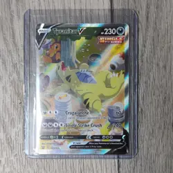 Pokemon Tyranitar V Ultra Rare Full Art Single Strike 155/163 Battle Styles Holo - Image 2