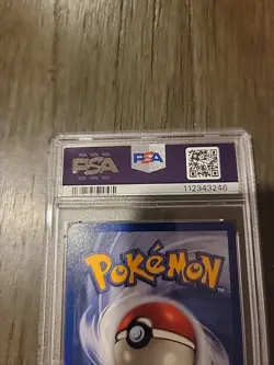 1999 Pokemon Fossil Hitmonlee Holo PSA 7 - Image 5