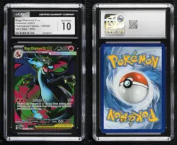 Mega Charizard X ex Ultra Rare Pokemon Evolution Phantasmal Flames CGC 10 - Image 3