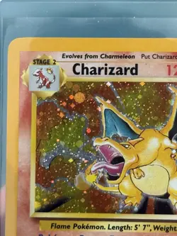 Pokemon Base Set 2 Charizard Holo Rare 4/130 WOTC English 1999 CLEAN HOLO - Image 2