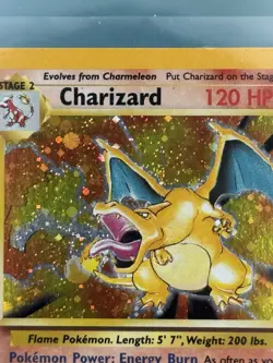 Pokemon Base Set 2 Charizard Holo Rare 4/130 WOTC English 1999 CLEAN HOLO - Image 3