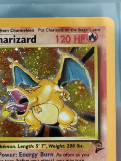 Pokemon Base Set 2 Charizard Holo Rare 4/130 WOTC English 1999 CLEAN HOLO - Image 4