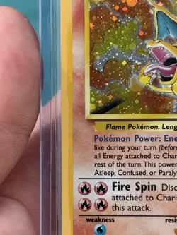 Pokemon Base Set 2 Charizard Holo Rare 4/130 WOTC English 1999 CLEAN HOLO - Image 5