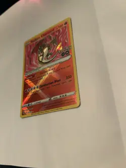 Pokemon TCG Radiant Charizard Holo Radiant Rare 011/078 Pokemon GO Excited Heart - Image 3
