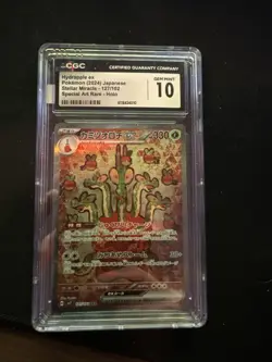 🍎🍏 CGC 10 Gem Mint Pokemon 2024 Hydrapple ex 127/102 Stellar Miracle sv7 - Image 1
