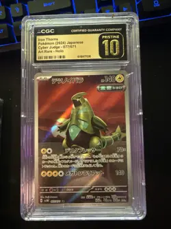 Pokemon TCG Iron Thorns 077/071 Art Rare CGC 10 PRISTINE - Image 1