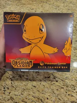 Obsidian Flames Pokemon Center ETB Elite Trainer Box Sealed C - Image 1