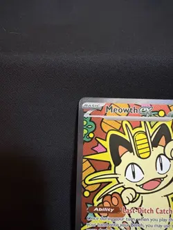 Pokemon TCG Meowth ex 121/088 Special Illustration Rare Perfect Order SIR - Image 2