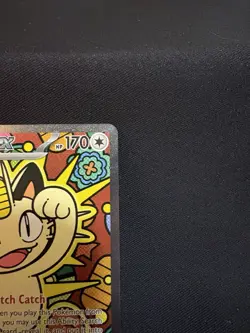 Pokemon TCG Meowth ex 121/088 Special Illustration Rare Perfect Order SIR - Image 3