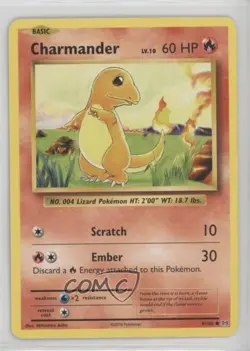 Charmander Pokemon XY Evolutions 20th Anniversary #9 - Image 1