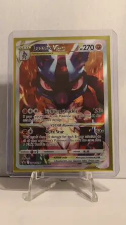 Pokemon TCG: Lucario VSTAR SWSH291, Sword & Shield Promo (BS Ultra Rare, NM) - Image 1