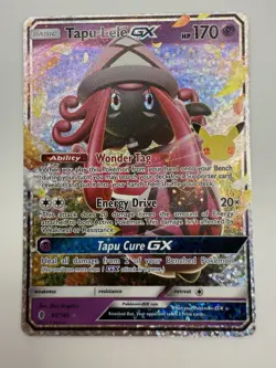 Tapu Lele GX 60/145 Celebrations: Classic Collection Holo Pokemon TCG - NM - Image 1