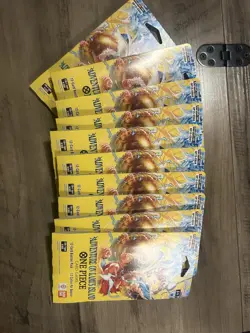 One Piece TCG OP15-EB04 - Sleeved Booster Packs (Lot Of 10) ✅IN HAND ✅Brand New - Image 1