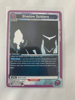 Union Arena Shadow Soldiers - UE17BT/SLG-1-030 SOLO LEVELING - Image 1