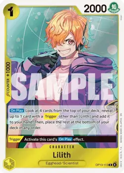 OP13-113 Lilith English R One Piece TCG Card Game - Image 2