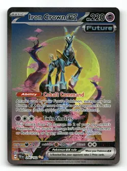 Iron Crown ex 206/162 - Temporal Forces - Pokemon Card NM/M - Image 1