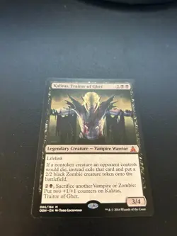 1x Kalitas, Traitor of Ghet NM Oath of the Gatewatch OGW Magic MTG - Image 1