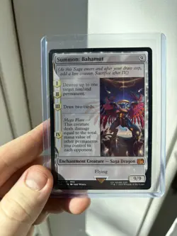 Summon: Bahamut (NM) Final Fantasy Magic MTG - Image 1