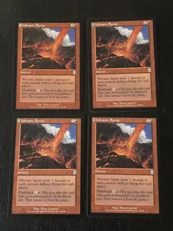 Volcanic Spray X4 Odyssey Ex Condition See Pics Front Back - Image 1