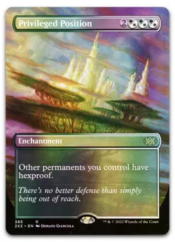 Privileged Position (Borderless) #385 (Foil) NM Double Masters 2022 Magic MTG - Image 1