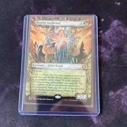 Magic The Gathering Aurora Awakener Foil Extended Art Card Hard Case - Image 1