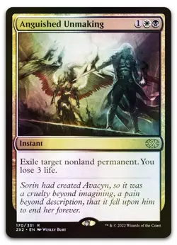 Anguished Unmaking #170 (Foil) (LP) Double Masters 2022 2X2 Magic MTG - Image 1