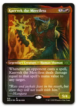 Kaervek the Merciless (Foil Etched) #512 (NM) Double Masters 2022 2X2 Magic MTG - Image 1