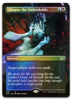 Glimpse the Unthinkable (Borderless) #378 (Foil) NM Double Masters 2022 - Image 1