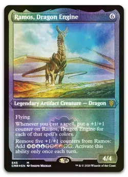 Ramos, Dragon Engine (Foil Etched) #545 (NM) Commander Legends CMR Magic MTG - Image 1