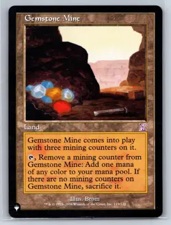 GEMSTONE MINE (TSB) 119/121 RARE THE LIST REPRINTS MAGIC: THE GATHERING NM - Image 1