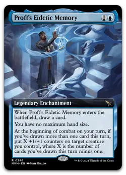 Proft's Eidetic Memory (Extended Art) #396 NM Murders Karlov Manor MKM Magic MTG - Image 1