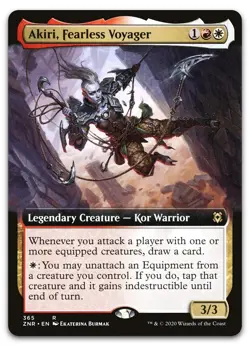 Akiri, Fearless Voyager (Extended Art) #365 (NM) Zendikar Rising ZNR Magic MTG - Image 1