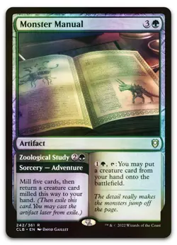 Monster Manual #242 (Foil) (NM) Baldur's Gate CLB Magic MTG - Image 1