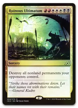 Ruinous Ultimatum #204 (Foil) (NM) Ikoria IKO Magic MTG - Image 1