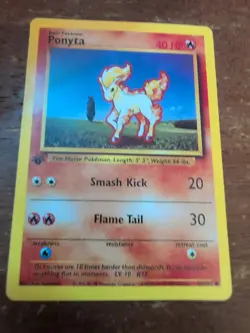 Pokemon 1999 All 1st Edition 3 Card Lot #39 Porygon, #45 Caterpie, #60 Ponyta.NM - Image 4