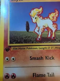 Pokemon 1999 All 1st Edition 3 Card Lot #39 Porygon, #45 Caterpie, #60 Ponyta.NM - Image 5