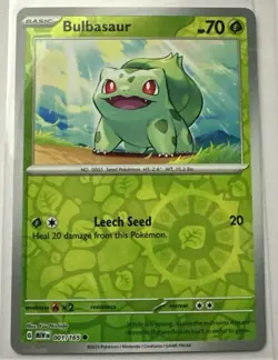 Pokemon TCG - Bulbasaur - 001/165 Cosmos Holo Costco Exclusive - Near Mint - Image 1