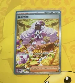 Jacinthe Trainer Pokemon 122/088 Secret Card - Mint - from pack to penny sleeve - Image 1