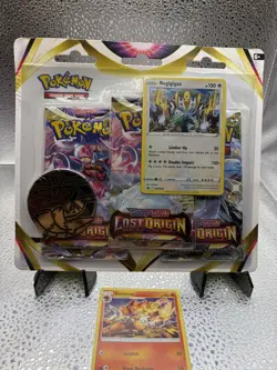 Pokemon TCG: Sword & Shield - Lost Origin Blister Pack - 3 Booster Packs #4 820650850608 - Image 1