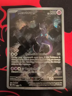 Pokemon Mewtwo 052 Sv: Scarlet & Violet Black Star Promo Cards Holo - Image 1