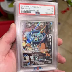 2024 POKEMON SCR EN-STELLAR CROWN ILLUSTRATION RARE #148 SQUIRTLE PSA 10 🔥 - Image 2