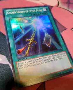 Yugioh Sacred Sword of Seven Stars LTGY-EN066 Super Rare 1st Edition - Image 2
